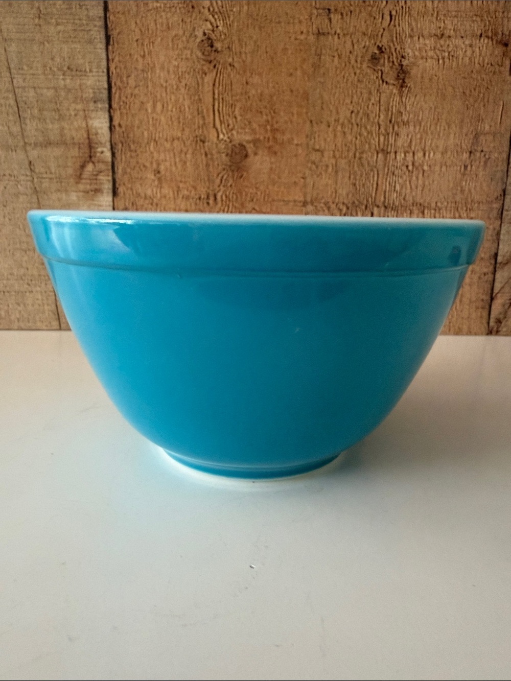 Vintage PYREX 401 Primary Blue Mixing Nesting Bowl 1.5 Pint 1950’s USA